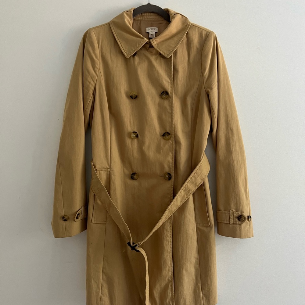 J. Crew Double-Breasted Trench Coat